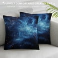 thumbnail image 3 of Chilfamy Space Art Fashion Style Dirt-Resistant Throw Pillow Covers for Couch Sofa Bed Living Room Bedroom Printed on Both Sides Aesthetic Decorative 1PC 18x18in, 3 of 5