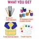 thumbnail image 1 of Juego de pintura lavable para niños, 10 unidades, 9 pinceles para niños, paleta de pintura The Mega Deals The Mega Deals, 1 of 2