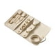 thumbnail image 5 of Bolsa de joyería portátil, bolsa de almacenamiento para aretes y anillos, diseño plegable, material de tela resistente, ideal para viajes, para dormitorio, 2 compartimentos, fácil de, 5 of 7