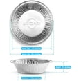 thumbnail image 4 of Montopack 5" Aluminum Pie & Tart Pan, 50 Count, 4 of 7