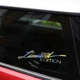 thumbnail image 6 of New Laser Decoration Car Reflective Laser Decal Car LIMITED EDITION Sticker Vinyl Car-styling Sticker WHITE, 6 of 8