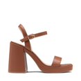 thumbnail image 3 of Sandalia DREAM PAIRS GISELLE Tacón Chunky 11 cm Color Tan Talla 7, 3 of 7