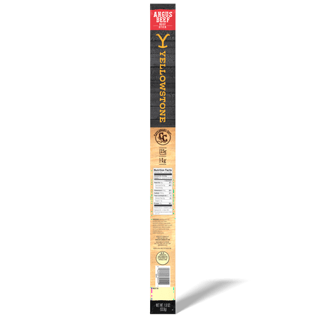 Yellowstone Angus Beef Stick, 1.9oz Plastic Pouch