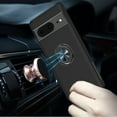 thumbnail image 3 of For Google Pixel 8 5G CHIEF Oil Painted Magnetic Ring Stand Hybrid Case Cover - Black, 3 of 3
