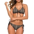 thumbnail image 1 of Abstract Snakeskin Bikini Swimsuit Push Up Leopard Pool Rave Bikinis Set Trend Swimwear Female Sexy High Cut Design Biquinis, 1 of 5