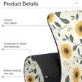 thumbnail image 4 of Yayeee Faucet Mat for Kitchen Sink 14.7" Diatomite Long Splash Guard Pad, Sunflower Pattern, 2 Pack, 4 of 7