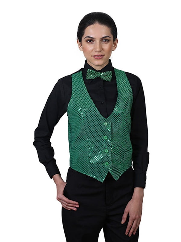 sequin vests ladies
