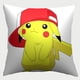 thumbnail image 1 of Funda de almohada de Pokémon con dibujos animados, funda de cojín de Pikachu Charmander, funda de almohada Lumbar decorativa para sofá del hogar y coche, 45x45cm, 1 of 4