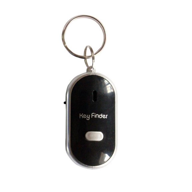 SDNall LED Light Torch Remote Sound Control Lost Key Finder Keychain For Key Locator