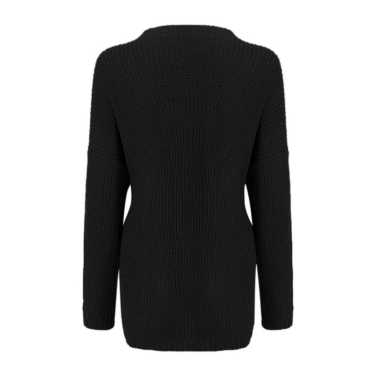 O-Neck Long-Sleeved Loose Bat Sleeve Sweater O-Neck Long-Sleeved Loose Bat Sleeve Sweater
