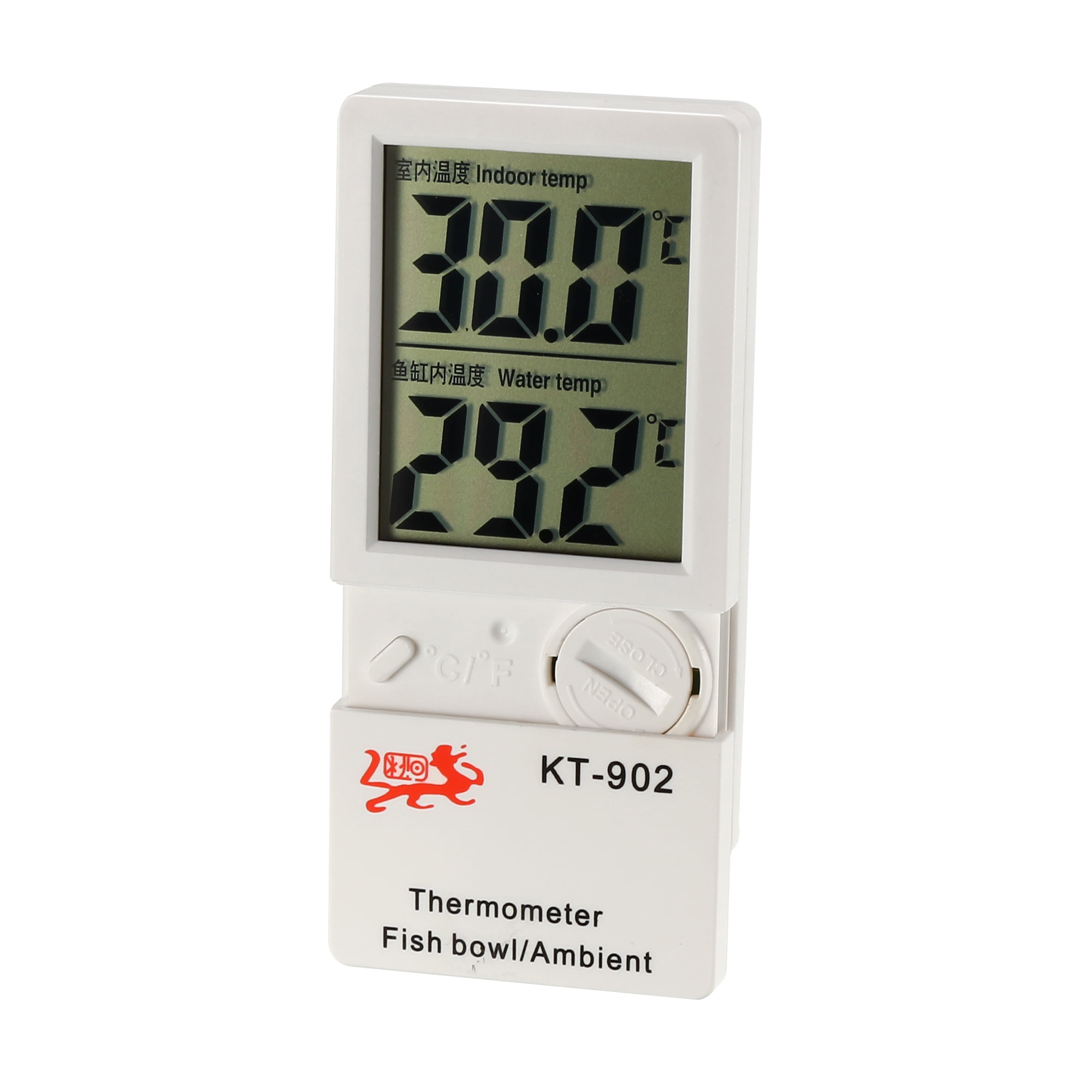Digital Thermometer Aquarium Fish Tank Terrarium Thermometer White