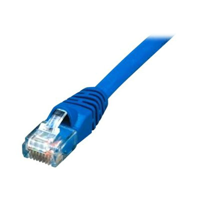 Comprehensive HR Pro - Câble de Raccordement - RJ-45 (m) à RJ-45 (m) - 7 Pi - UTP - CAT 6 - Moulé, Sans Accroc, Brin - Bleu