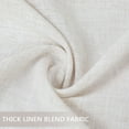 thumbnail image 4 of Linen Textured Short Curtain, Rustic Rod Pocket Tier Curtain Valance, 4 of 9