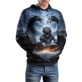 thumbnail image 3 of LAOLIUSN Men's Traditional Dragon Hoodie Funny Anime Graphic Sweatshirts Size S–4XL, 3 of 7