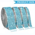 thumbnail image 5 of Eanloly 4 Rolls Self Adhesive Art & Craft Tape with 2 mm Rhinestones Strips Sticker(Blue), 5 of 5