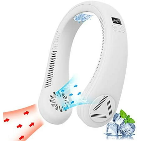 

Battery Powered Personal Fan With Lanyard Cools Face and Neck