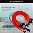 thumbnail image 4 of 10mm High Performance Spark Plug Wire Set Compatible with Chevy SBC BBC 305 350 454 Electronic V8 Engine with HEI Distributor, 4 of 6
