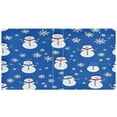 thumbnail image 2 of Snowmen and Snowflakes 12.4x10.6in PVC Round Ring Binder, D-Ring 3-Hole, Metal Clip, 200 Sheets, 2 of 10