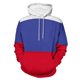 thumbnail image 3 of Sudadera con capucha con estampado 3D de la bandera de Paraguay y Sudáfrica para hombre, sudadera de manga larga con la bandera nacional de Italia, tops de otoño y primavera, 3 of 5