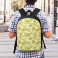thumbnail image 5 of Uemuo Easter Bunny Printed Durable 17-inch Student Backpack - Lightweight, Waterproof, Adjustable Straps, Ideal for School, Work, Travel, 5 of 5