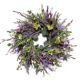 thumbnail image 1 of Spring Lavender Wreath Door Decoration Wall Decor, 1 of 14