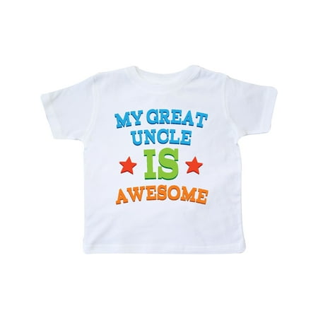 

Inktastic My Great Uncle Is Awesome Gift Toddler Boy or Toddler Girl T-Shirt