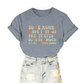 thumbnail image 6 of Some Aunts Have Tattoos Pretty Eyes Womens Tops Casual 2024 Summer Basic Crewneck Short Sleeve T-Shirts, 6 of 6