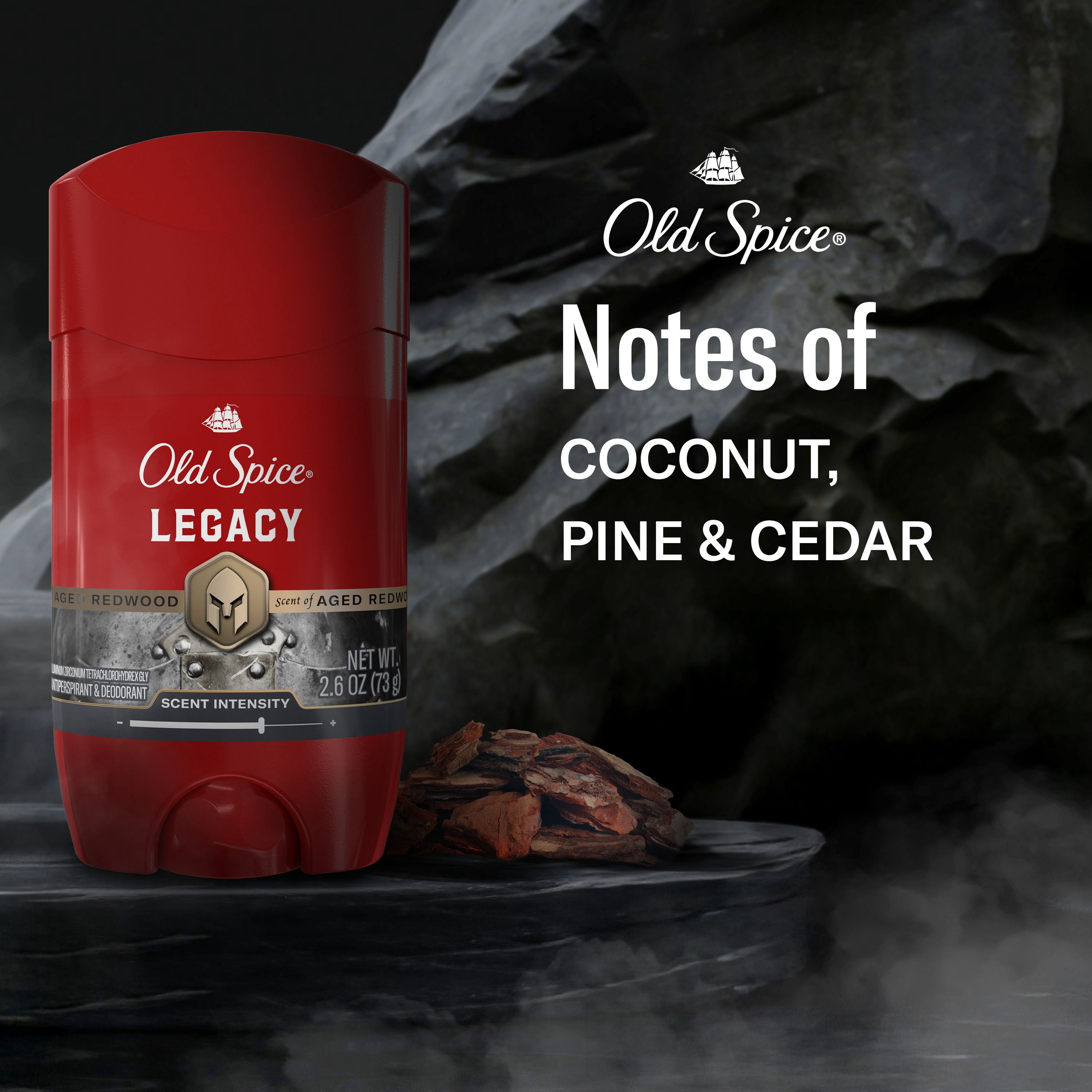 Old Spice Red Collection Invisible Solid Legacy 12/73G