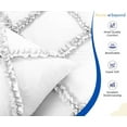 thumbnail image 3 of HNB Store 3pc Duvet Cover Set | Microfiber Made | SKP Plus Size Duvet Cover with 2 Pillowcases | White | Diamond Ruffle, 3 of 7