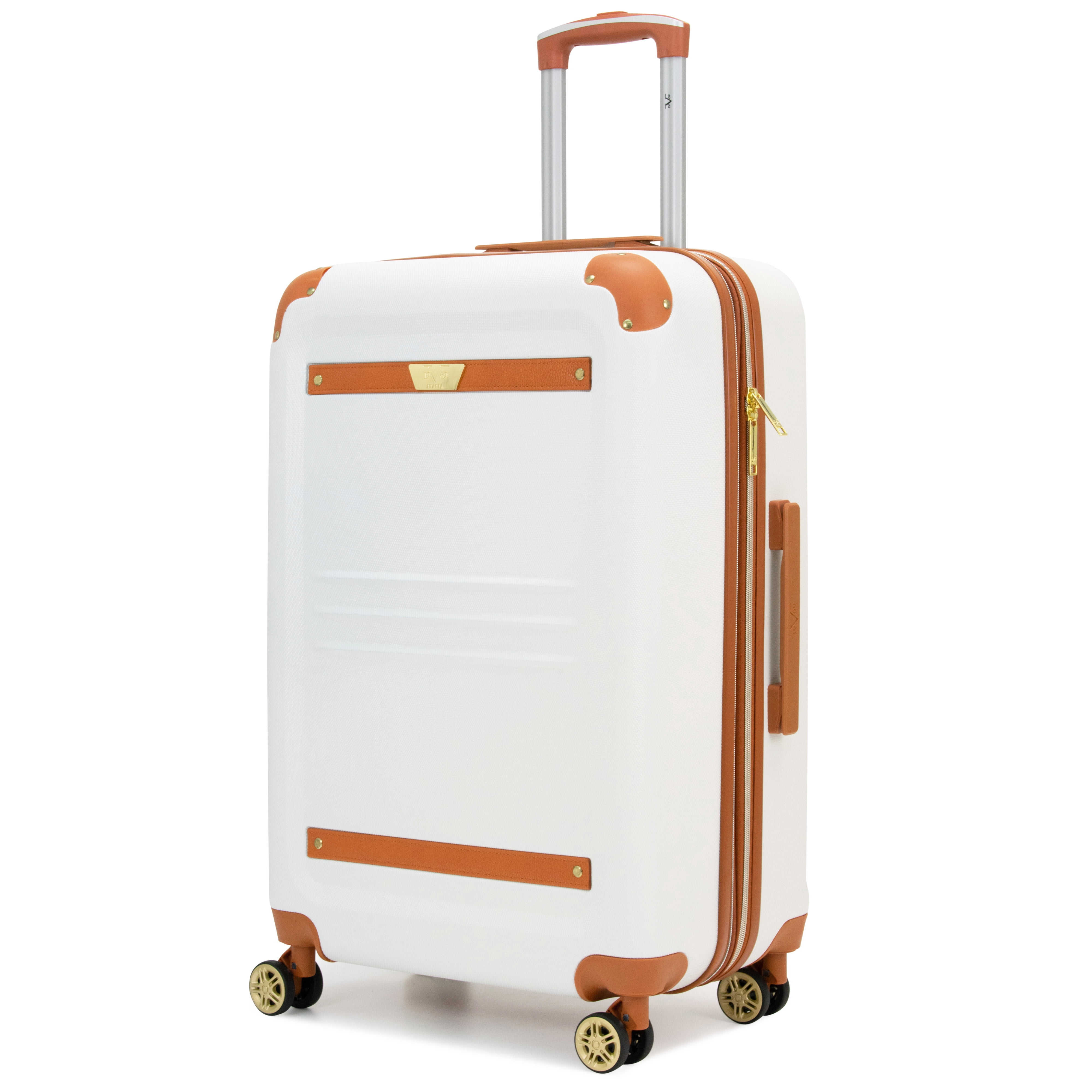white suitcase