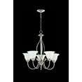 thumbnail image 7 of Quorum Lighting Spencer 5-Light Chandelier, Classic Nickel, 24.5W, 25H, 7 of 7