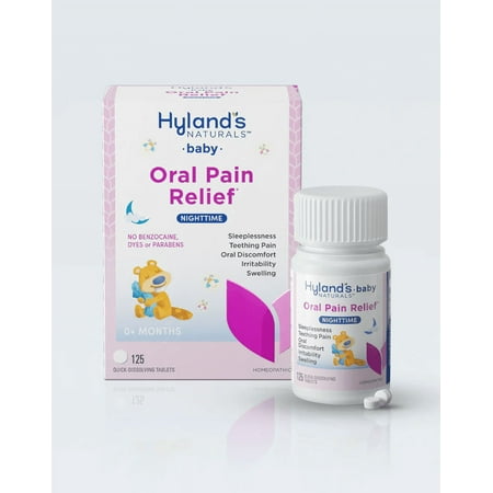 Hylands Baby Oral Pain Relief Nighttime, 125 Ea