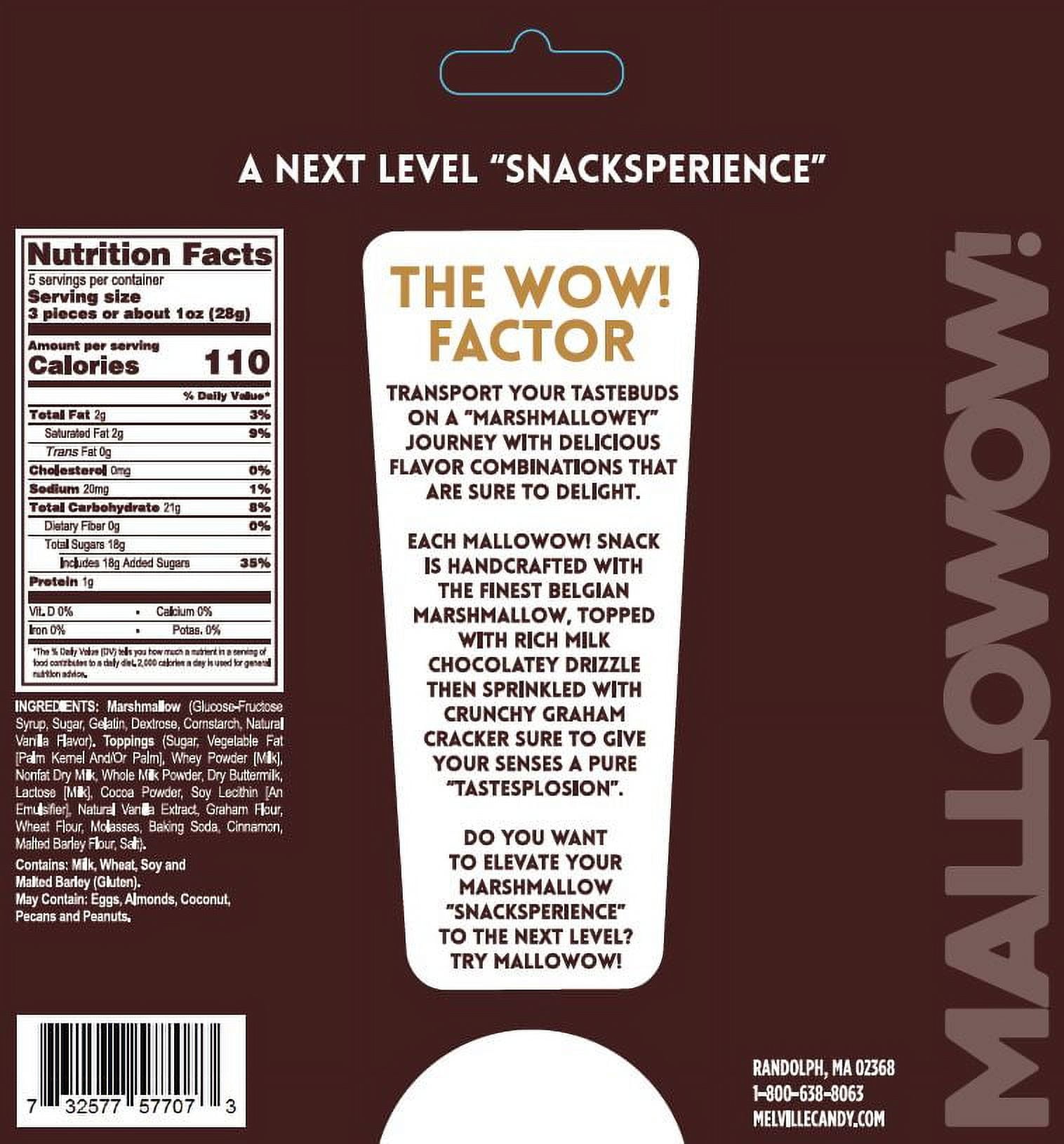 MALLOWOW! Gimme S'mores Marshmallow Snacking Treat