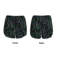 thumbnail image 5 of Picia Lavender Flowers Pattern Women's 2 in 1 Athletic Running Shorts High Waisted Workout Casual Gym Sweat Shorts with Comfy Liner Zipper Pockets-XX-Large, 5 of 9