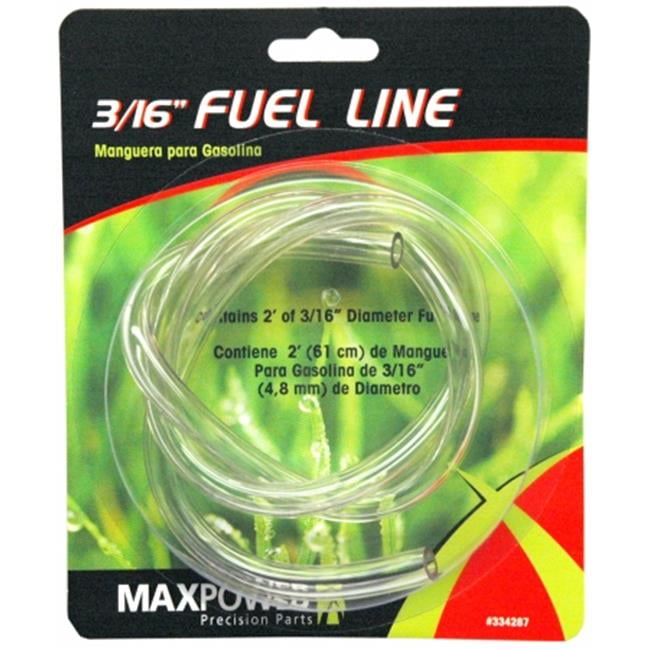 Maxpower 334287 3/16" x 2' Clear Fuel Line