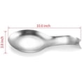 thumbnail image 5 of 2 x Spoon Ladle Holders Rests Black Stainless Steel for Spatula Cooking Utensil Tool, 5 of 5