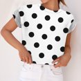 thumbnail image 2 of Birdeem Mode Femmes Décontracté Col Rond Sans Manches T-Shirt Imprimé Blouse, 2 of 12