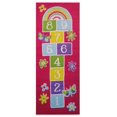 thumbnail image 1 of Tapis rectangle amusant pour enfant marelle dans le jardin multicolore nylon, 1 of 2