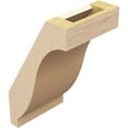 thumbnail image 5 of Ekena Millwork 5"W x 6"D x 10"H Baker Rough Cedar Woodgrain TimberThane Knee Brace, Primed, 5 of 6