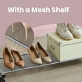 thumbnail image 4 of LEDREM Garment Rack, Closet Organizer with Shoe Storage, 110lb Capacity for Bedroom, Gray, 4 of 5