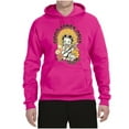 thumbnail image 2 of Wild Bobby, Betty Boop Good Vibes Only Betty Boop Unisex Hoodie Sweatshirt, Fuschia, Small, 2 of 5
