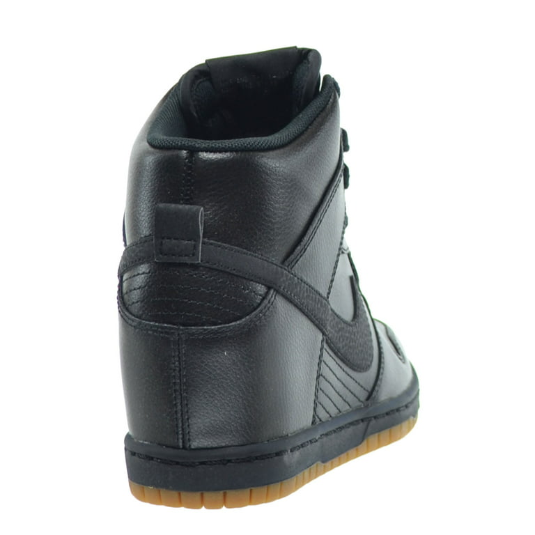 Botanik godt Patronise Nike Dunk Sky HI Essential Women's Shoes Black/Gum Medium Brown/Dark Grey  644877-014 - Walmart.com