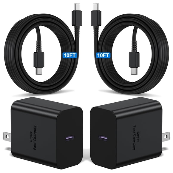 Charger Kitminun Cargador superrápido tipo C de 45 W para Samsung