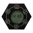 thumbnail image 2 of Home & Office Timer with Clock, 5,15, 30, 45, 60 Minute Preset Countdown Timer, Easy-to-Use Time Management Tool (Black), 2 of 5