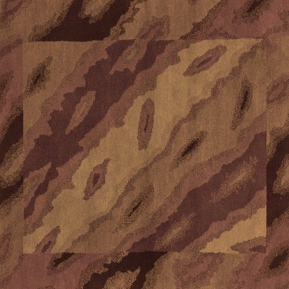 Ahgly Company Indoor Square Animal Orange Modern Area Rugs, 7' Square