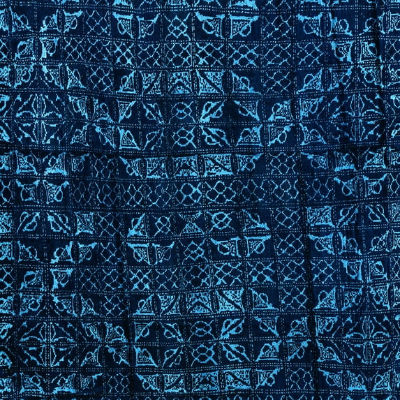 Ahgly Company Indoor Square Abstract Light Blue Modern Area Rugs, 6' Square
