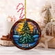 thumbnail image 5 of Christmas Acrylic Pendant Concave Textured Round Pendant Decoration, 5 of 6