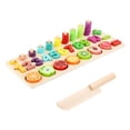 thumbnail image 2 of 3 in 1 Montessori Preschool Wooden Toys Early Educational Logarithmic Board Salvador Dali Tabla logarítmica, 2 of 10