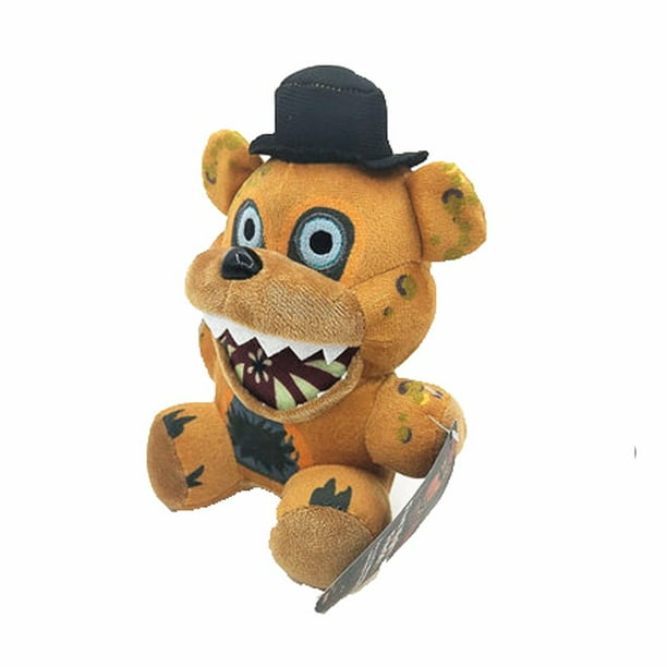 18cm FNAF Stuffed Plush Toys Freddy Fazbear Bear Foxy Rabbit Bonnie Chica Peluche Juguetes 5 Nights At Freddy Plushie Toys GiftsA31 Deng Xun unisex