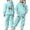 Mint Green, variant on Fall 2 Piece Sweatshirt Set for Girls - Preppy Trendy Cheetah Print Bow Hoodie